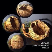 Load image into Gallery viewer, VINTAGE USA HANDMADE BASKET