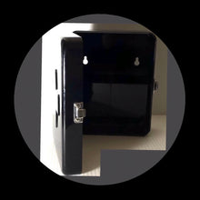 Load image into Gallery viewer, KIKKERLAND black  metal storage box…for wall or shelf