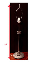 Load image into Gallery viewer, TALL TABLE LAMP BRUSHED METAL