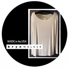 Load image into Gallery viewer, BRYN WALKER ivory tee- LS