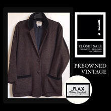 Load image into Gallery viewer, PO - FLAX JEANNE ENGLEHART WOOL BLAZER VINTAGE JACKET