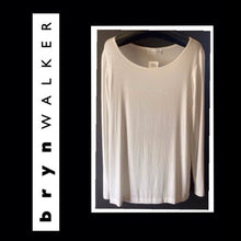 Load image into Gallery viewer, BRYN WALKER ivory tee- LS