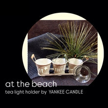 Load image into Gallery viewer, AT THE BEACH Three Bucket Tea Light Holder by Yankee Candle Co..