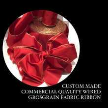 Load image into Gallery viewer, Holiday Trimmings 6” WIDE WIRED RIBBON
