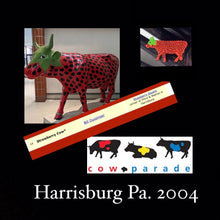 Load image into Gallery viewer, STRAWBERRY COW - cow parade Harrisburg 2004
