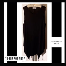 Load image into Gallery viewer, PO ~ TRANSPARENTE LONG SLEEVELESS tank/tunic