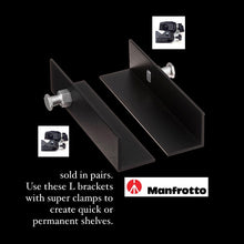 Load image into Gallery viewer, MANFROTTO AUTOPOLE ACCESSORIES. .  Black