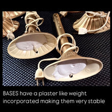 Load image into Gallery viewer, VINTAGE electric candles faux drip…..gold