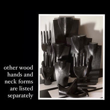 Load image into Gallery viewer, WOOD NECK FORM ..WIDE
