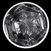 Load image into Gallery viewer, Vintage Clear Glass  Hexagon Trumpet  Vase 4040,  Hoosier Glass, USA