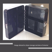 Load image into Gallery viewer, KIKKERLAND black  metal storage box…for wall or shelf