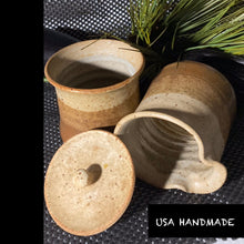 Load image into Gallery viewer, POTTERY CREAM and SUGAR USA HANDMADE

