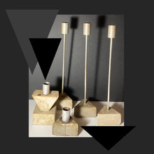 Load image into Gallery viewer, UNIQUELY HANDMADE VINTAGE INDUSTRIAL CANDLE HOLDERS