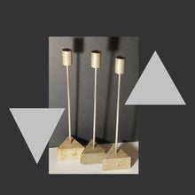 Load image into Gallery viewer, UNIQUELY HANDMADE VINTAGE INDUSTRIAL CANDLE HOLDERS