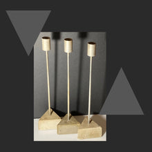 Load image into Gallery viewer, UNIQUELY HANDMADE VINTAGE INDUSTRIAL CANDLE HOLDERS