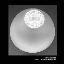 Load image into Gallery viewer, Vintage frosted vase from DESIGN IDEAS