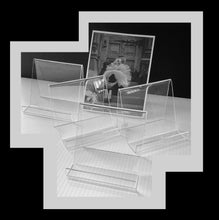 Load image into Gallery viewer, 5 CLEAR ACRYLIC DISPLAY EASEL.