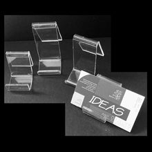 Load image into Gallery viewer, 5 CLEAR ACRYLIC MINI DISPLAY EASEL
