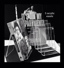 Load image into Gallery viewer, 2 or 5 pieces CLEAR ACRYLIC DISPLAY EASELS