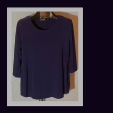 Load image into Gallery viewer, SYMPLI  EGGPLANT  TEE