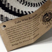 Load image into Gallery viewer, BRIDGE FOR AFRICA CONE SHAPED BASKET♻️