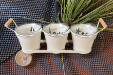 Load image into Gallery viewer, AT THE BEACH Three Bucket Tea Light Holder by Yankee Candle Co..