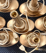 Load image into Gallery viewer, VINTAGE electric candles faux drip…..gold