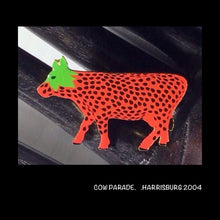 Load image into Gallery viewer, STRAWBERRY COW - cow parade Harrisburg 2004