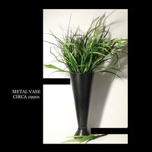 Load image into Gallery viewer, METAL VASE CIRCA 1990s
