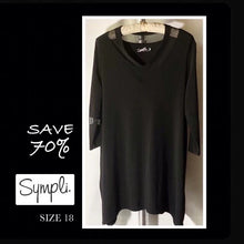 Load image into Gallery viewer, SYMPLI V NECK TUNIC….MESH