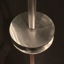 Load image into Gallery viewer, TALL TABLE LAMP BRUSHED METAL