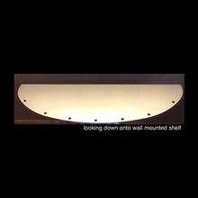 Load image into Gallery viewer, ROUNDED METAL WALL SHELF