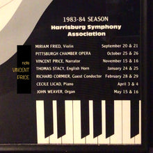 Load image into Gallery viewer, HARRISBURG SYMPHONY 1983 FRAMED POSTER