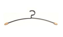 Load image into Gallery viewer, METAL clothing HANGER wood tip