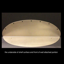Load image into Gallery viewer, ROUNDED METAL WALL SHELF