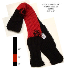 Load image into Gallery viewer, k1p2 Red-Black SCARF
