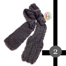 Load image into Gallery viewer, K1P2 SCARF GRAY TWEED