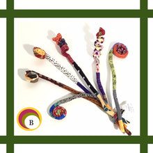 Load image into Gallery viewer, Wired fabric “FLORAL STEMS” 25”  color