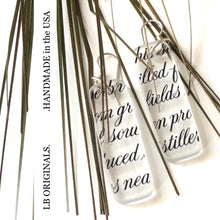 Load image into Gallery viewer, LB ORIGINALS "clear" EARRING