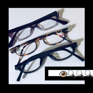 3 pair READING GLASSES 2.25