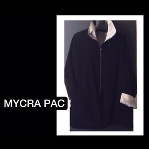 PO - MYCRA PAC REVERSIBLE  BLACK/SILVER JACKET