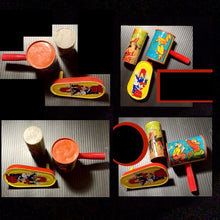 Load image into Gallery viewer, 3 VINTAGE metal NOISEMAKERS
