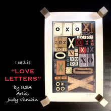 Load image into Gallery viewer, LOVE LETTERS PRINT CIRCA 2004 Judy Vilmain USA
