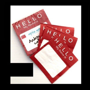 NAPKINS - HELLO MY NAME IS