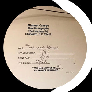 MICHAEL CRAVEN FINE PHOTOGRAPHY “THE WILD BUNCH” 68/250 limited edition