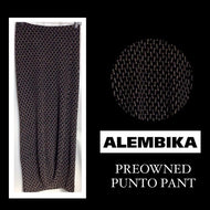 PO - ALEMBIKA  PUNTO PANT - their size 6