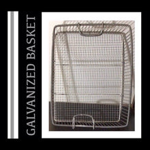 Load image into Gallery viewer, GALVANIZED STORAGE / ORGANGIZER / SERVING “BASKET”
