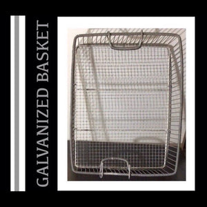 GALVANIZED STORAGE / ORGANGIZER / SERVING “BASKET”