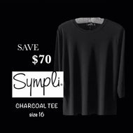 SYMPLI CREW NECK TEE