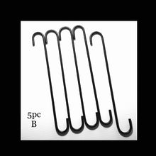 Load image into Gallery viewer, 12” BLACK S-HOOKS…5pc

